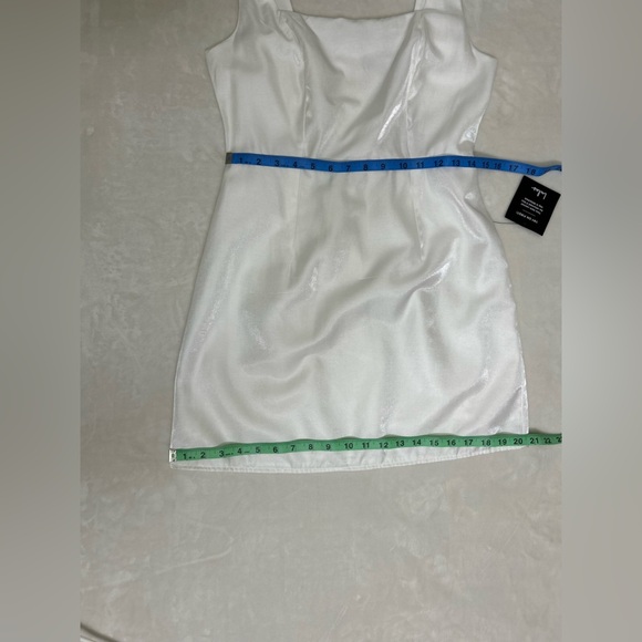 Lulu's White Square Neck Sleeveless Mini Dress - Picture 9 of 13
